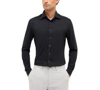 ETERNA T-shirt hybride en tricot japonais pour homme, coupe ajustée, Noir , 48 col / 67 manche