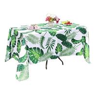 Eternal Beauty Nappe rectangulaire en feuille de palmier pour intérieur et extérieur, résistante aux éclaboussures, pour terrasse, jardin, fête et barbecue (152 x 213 cm)