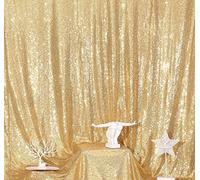 Eternal Beauty Toile de fond à paillettes brillantes pour fête, bal, mariage, banquet, 122 x 244 cm