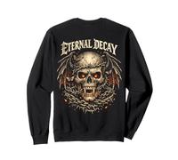 Eternal Decay Skull Gothic Vintage Streetwear (on Back) Sweatshirt
