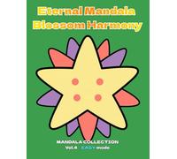 Eternal Mandala Blossom Harmony: Geometric Blooms in Symmetrical Splendor