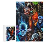 Eternal Skull Visions Puzzle 1000 Pièces Educa Jouet en Bois Cadeau Unique Décoration Intérieure Jeu Éducatif Challenge Toy Adultes Et Enfants À Partir De 14 Ans 1000 PCS