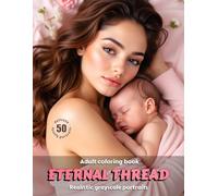 ETERNAL THREAD - Adult Coloring Book | Realistic Grayscale Family Portraits | for Relaxation and Mindful Creativity: English Edition
