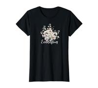 Éternel avec des Fleurs d'haleine de bébé T-Shirt Graphique avec Valeur, Femme, Noir, XL
