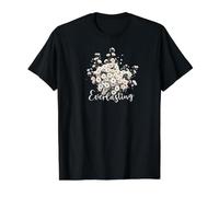Éternel avec des Fleurs d'haleine de bébé T-Shirt Graphique avec Valeur, Homme, Noir, L