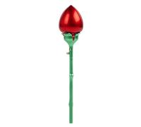 Éternel Romance Ring Box Rose exquise Bud Holder avec STEM ROMMANTIC Proposition Affichage Affichage pour l'engagement Anniversaire de Mariage Amour Token Femme ou Rouge