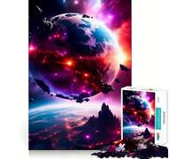 Éternité Stellaire Puzzle de 1000 pièces pour Adultes Jeu de réflexion Activité ludique à Partager Découpe de précision Décoration Artistique 38x26cm