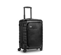 ETERNITIVE - Cabin E Valise Cabine, Valise Voyage en Polycarbonate, Taille: 54 x 37 x 25 cm, Valise Rigide avec Verrouillage par Empreinte Digitale, Roulette 360°, Petite Valise, Noir