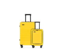 ETERNITIVE Ensemble de bagages jaune / noir, Taille One Size