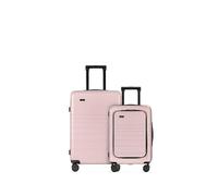 ETERNITIVE - Set de 2 Valise - Petit et Moyen | Polycarbonate & ABS | Taille: 54 & 64 cm | Serrure TSA | Roulette 360° | Bagage à Main 33L & 64L | Rose