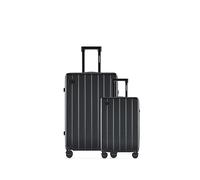 ETERNITIVE - Joy Set de 2 Valise - Petit et Grand 37L & 99L | Valise Voyage Rigide en ABS avec Serrure TSA | Roulette 360° | Bagage à Main | Noir