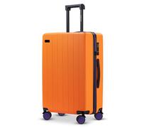 ETERNITIVE - Joy Valise Grande Taille | Valise Voyage en ABS | Taille: 75,5 x 49 x 30 cm | Serrure TSA | 4 Roulette 360° | Légère 99L | Orange