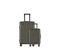 ETERNITIVE - Set de 2 Valise - Petit et Grand | Polycarbonate & ABS | Taille: 54 & 74 cm | Serrure TSA | Valise a Roulette 360° | Bagage à Main 33L & 98L | Olive