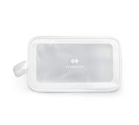 ETERNITIVE - Trousse de Toilette Homme | Résistante à l'eau et Transparent | Pochette de Maquillage avec Poignée | Vanity Femme Voyage | Trousse Toilette pour les Articles de Toilette | Couleur: Blanc