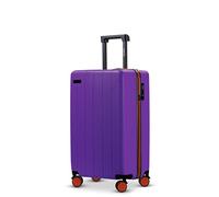 ETERNITIVE - Valise Cabine | Bagage a Main en ABS | Taille: 55 x 35,5 x 23 cm 33L | Valise Rigide avec Serrure TSA | Valise a 4 Roulette 360° | Violet
