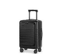 ETERNITIVE - Valise Cabine | Bagage a Main en Polycarbonate & ABS | Taille: 54 x 34 x 23,5 cm 33L | Port USB-C et USB-A | Valise Rigide avec Serrure TSA | Valise a Roulette 360° | Noir