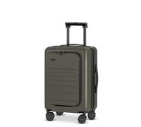 ETERNITIVE - Valise Cabine | Bagage a Main en Polycarbonate & ABS | Taille: 54 x 34 x 23,5 cm 33L | Port USB-C et USB-A | Valise Rigide avec Serrure TSA | Valise a Roulette 360° | Olive