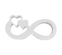 Eternity Heart Decor | The Infinity Symbol And Heart - Symbolizing Eternal And Infinite Love, A Gift For A Loved, A Valentine's Day Wedding- Romantic Table Accessories For Wedding, Home