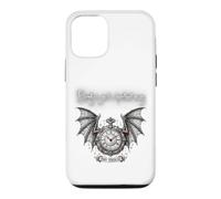 Eternity's Heartbeat Montre Gothique Chauve-Souris Coque pour iPhone 12/12 Pro