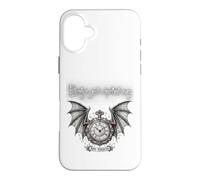 Eternity's Heartbeat Montre Gothique Chauve-Souris Coque pour iPhone 16 Plus