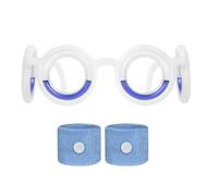 Eterspr Lunettes Anti Nausées Set, Lunettes Anti Nausées, Avec Bracelet D'acupression Confortable, Pour Le Mal De Mer, Le Mal Des Transports