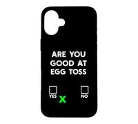 Êtes-Vous doué pour Lancer des œufs Oui ou Non - Amusant Lancer des œufs Coque pour iPhone 16 Plus