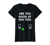 Êtes-Vous doué pour Lancer des œufs Oui ou Non - Amusant Lancer des œufs T-Shirt Graphique avec Valeur