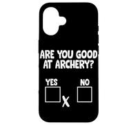 Êtes-Vous doué pour Le tir à l'arc ? Bowman Target Archer Bowhunting Coque pour iPhone 16