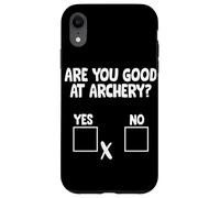 Êtes-Vous doué pour Le tir à l'arc ? Bowman Target Archer Bowhunting Coque pour iPhone XR