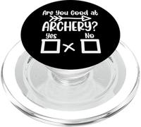 Êtes-Vous doué pour Le tir à l'arc Oui Non Funny Fail Archer Sarcastic PopSockets PopGrip pour MagSafe