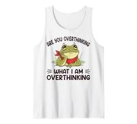Êtes-Vous en Train de trop réfléchir à ce Que Je Pense trop à Funny Frog Meme Débardeur
