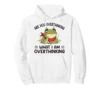 Êtes-Vous en Train de trop réfléchir à ce Que Je Pense trop à Funny Frog Meme Sweat à Capuche