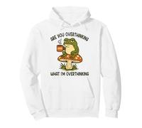 Êtes-Vous en Train de trop réfléchir à ce Que Je Pense trop à Funny Frog Meme Sweat à Capuche