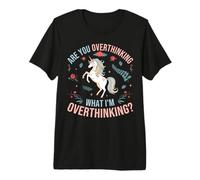 Êtes-Vous en Train de trop réfléchir à ce Que Je Pense trop ? Funny Horse Lover T-Shirt Haut de Gamme