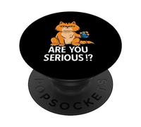 Êtes-Vous sérieux, Angry Cat ? PopSockets PopGrip Adhésif