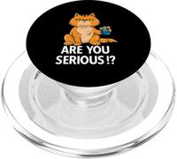 Êtes-Vous sérieux, Angry Cat ? PopSockets PopGrip pour MagSafe