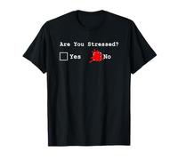 Êtes-Vous stressé? | Oui Non Drôle Stress Head Anxiety T-Shirt