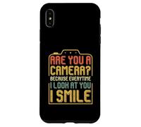 Êtes-Vous Un Appareil Photo ? Every Time I Look At You I Smile Coque pour iPhone XS Max