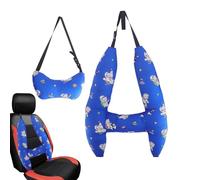 Eteslot 2 h-Shape Kid Car Sleeping Head Support - Travel Neck Rest Car Seat Pillow for Children Sleeping - Baby Toddler Car Sleeping Pillow - Children Sleep headrest Pillow - Soft
