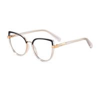 ETETGVG Lunettes de vue tendance à dégradé de couleurs, lunettes colorées à charnière à ressort (2)