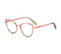 ETETGVG Lunettes de vue tendance à dégradé de couleurs, lunettes colorées à charnière à ressort (3)