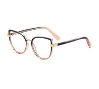 ETETGVG Lunettes de vue tendance à dégradé de couleurs, lunettes colorées à charnière à ressort (4)