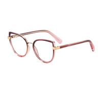 ETETGVG Lunettes de vue tendance à dégradé de couleurs, lunettes colorées à charnière à ressort (7)
