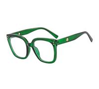 ETETGVG Monture de lunettes en plastique pour hommes et femmes (vert et blanc)