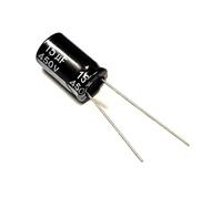 ETFUOEOS Condensateur électrolytique en aluminium, 5 pièces, 15 uF, 450 V, 15 MFD, 450 V, 10 x 17 mm, radial, 15 mF450 V, 15 uf450 V, 450 V, 15 uf