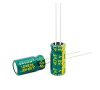 ETFUOEOS Condensateur électrolytique en aluminium haute fréquence 47 UF 50 V 50 V 47 UF 6 x 12 mm 500 pièces