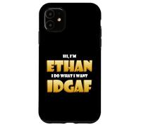 Ethan Costume IDGAF Funny Meme Halloween Costume for Ethans Coque pour iPhone 11
