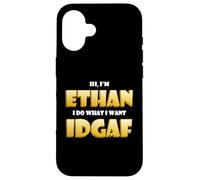 Ethan Costume IDGAF Funny Meme Halloween Costume for Ethans Coque pour iPhone 16