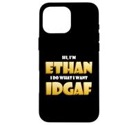 Ethan Costume IDGAF Funny Meme Halloween Costume for Ethans Coque pour iPhone 16 Pro Max