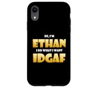 Ethan Costume IDGAF Funny Meme Halloween Costume for Ethans Coque pour iPhone XR